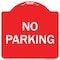 Signmission Designer Series Sign-No Parking, Red & White Heavy-Gauge Aluminum Sign, 18" x 18", RW-1818-9814 A-DES-RW-1818-9814 - alternate 1